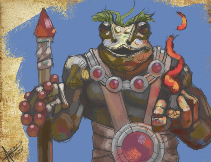 Цветной набросок