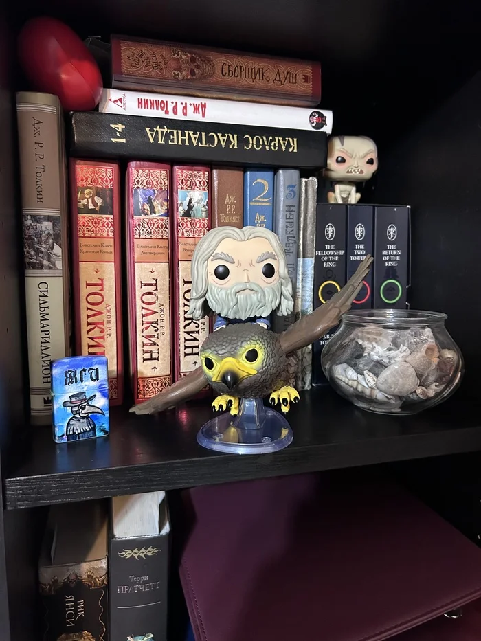 My little Lord of the Rings lover's corner - My, Lord of the Rings, Books, Gollum, Gandalf