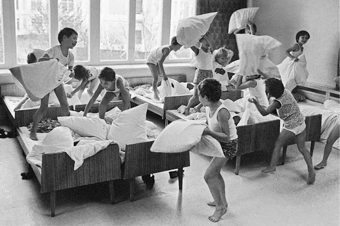Quiet hour in kindergarten, 1982 - Telegram (link), the USSR, Childhood in the USSR, Made in USSR, Retro, Kindergarten, Childhood memories, Children, 80-е, Childhood, Memory, Old photo