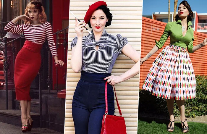 The Pin-Up Revival: How Retro Fashion Is Taking Over Modern Runways - Vintage, Creative people, Style, Pin up, Fashion, Longpost