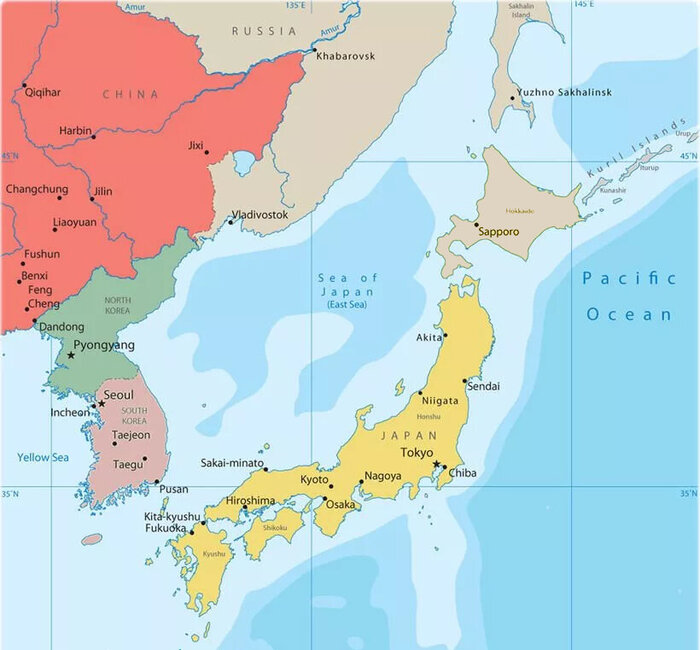 Современная карта мира могла бы выглядеть так.