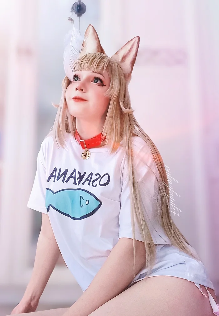 Kinako cat cosplay - My, cat, Anime, Art, Cosplay, Girls, Ears, beauty, Longpost