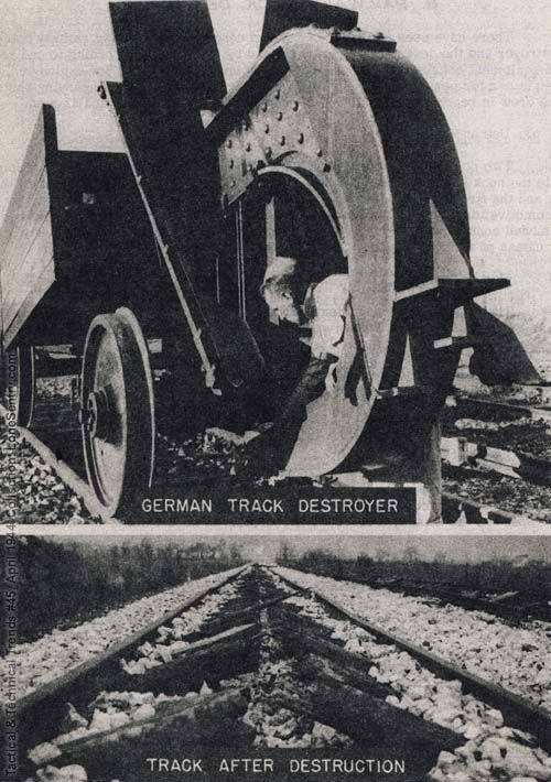 Worm - destroyer of railways - Military history, Military Review, Military equipment, Military, Destroyer, Railway, Nazis, The Second World War, The Great Patriotic War, Technics, The photo, Youtube, Video, YouTube (link), Longpost