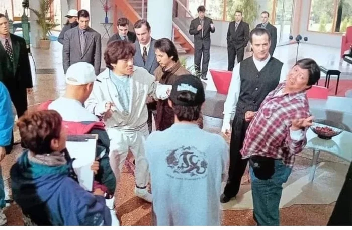Filming of the film Mr. Cool - Боевики, Sammo Hung, Jackie Chan, Movies