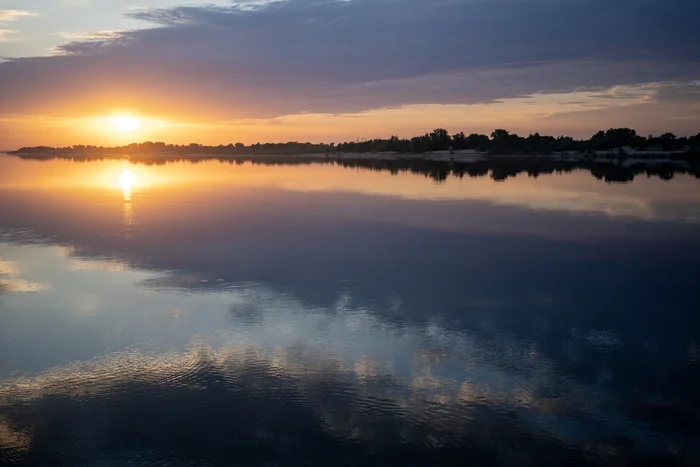 Dawn on the Volga - My, The photo, dawn, Sony, Volga river, Nature, Landscape