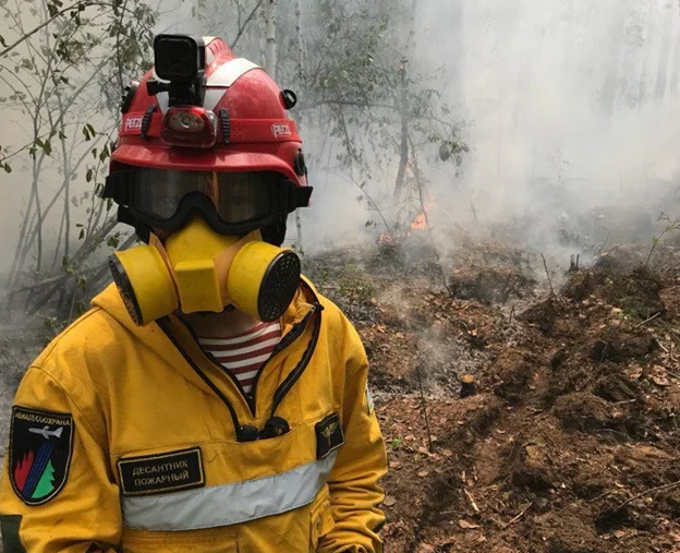 Self-rescuer for working on forest fires - My, Fire, The rescue, Smoke, Protection of Nature, Ministry of Emergency Situations, Firefighters, Rescuers, self-rescuer, Video, Youtube, Longpost, Tragedy, Death