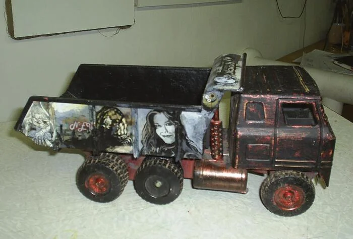 Have you done anything like this? I collect old cars and paint them as if they survived the fallout - My, Friday tag is mine, Idea, Toy car, Painting, Fallout, End of the world, Steampunk