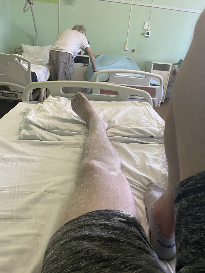 Out of the blue - My, Injury, Hospital, Longpost