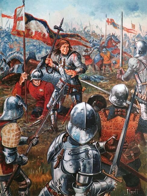 The king is dead! Long live the king! - Middle Ages, England, Military history, Battle, King, Longpost