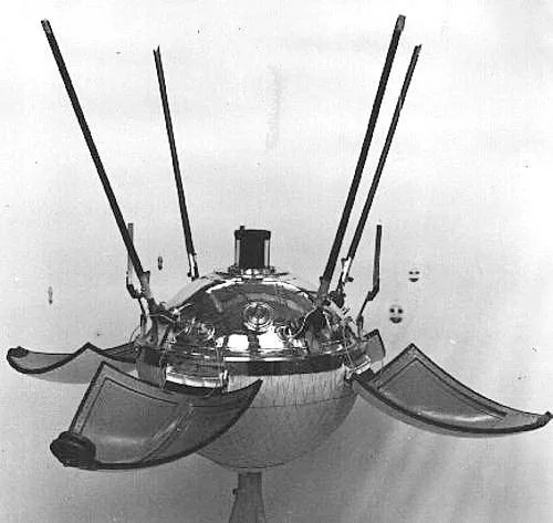 February 3, 1966 The Soviet station “Luna-9” made the world’s first soft landing on the Moon - moon, the USSR, Station, 60th, Past, Telegram (link), Longpost