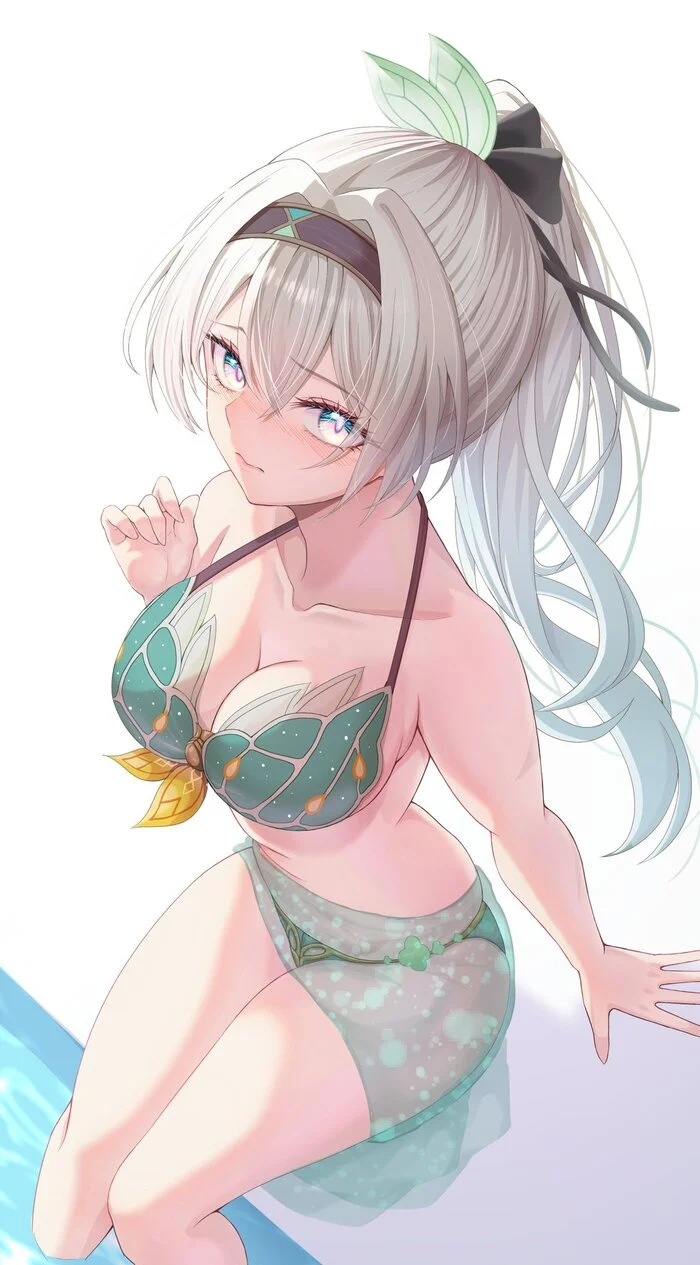 Hotaru - Anime art, Anime, Honkai: Star Rail, Firefly (Honkai: Star Rail), Swimsuit, Twitter (link)