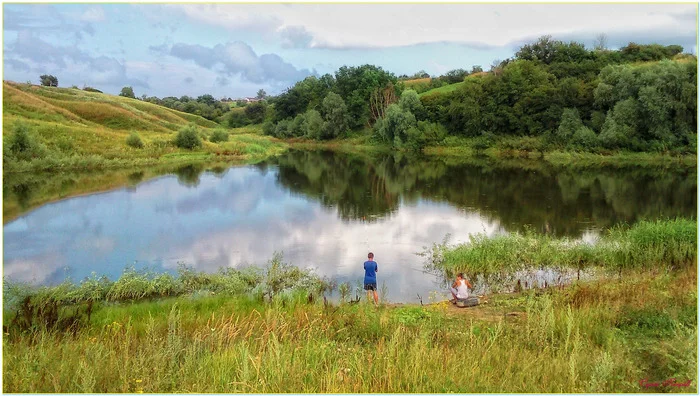 Real summer - My, The photo, Nature, Summer, Landscape, Pond