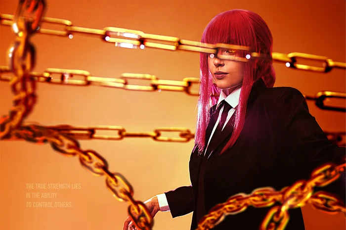 Makima / cosplay / - My, Makima, Chainsaw man, Cosplay, The photo, Longpost, Friday tag is mine, Series Anime  Cosplay
