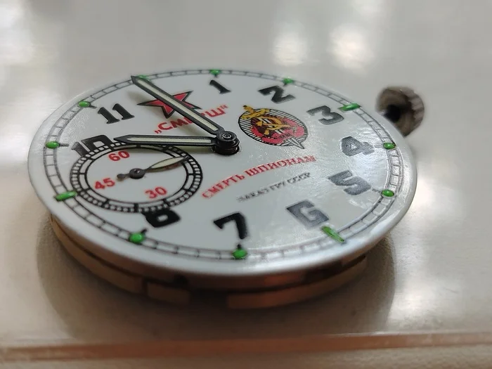 On your birthday, light beer, music and another masterpiece! - My, Good mood, Hobby, Wrist Watch, Mariaz, Workshop, Craftsmanship, Master, Made in USSR, Smersh, Clock, Restoration, Birthday, Video, Longpost