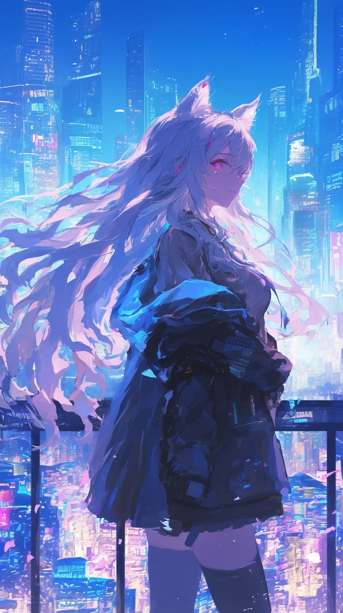 Art - My, Neural network art, Art, Images, Girls, Anime, Longpost