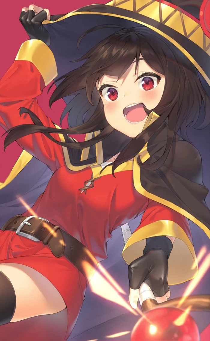 Мегу - Аниме, Anime Art, Konosuba, Megumin