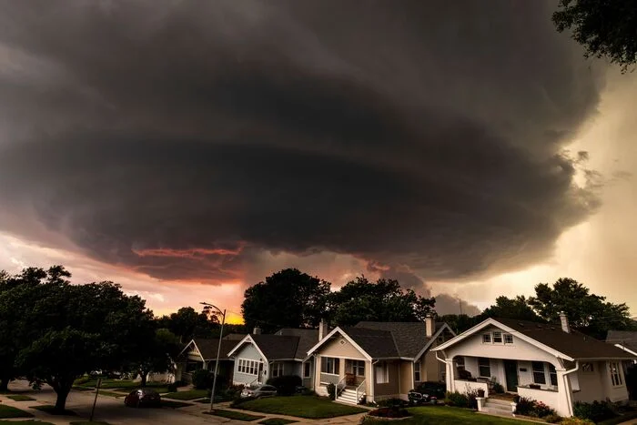 Apocalyptic - Nebraska, Sunset, Tornado