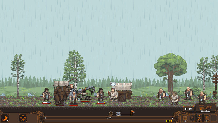 Типичная боевая сцена. Такая простая и при этом увлекательная.