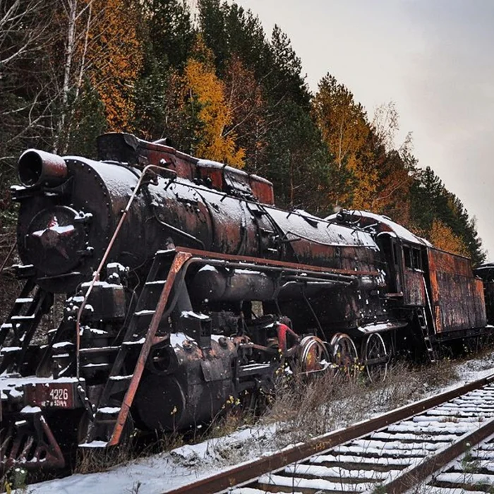 Steam locomotive cemetery, Perm region - Abandoned, Travels, Perm Territory, Locomotive