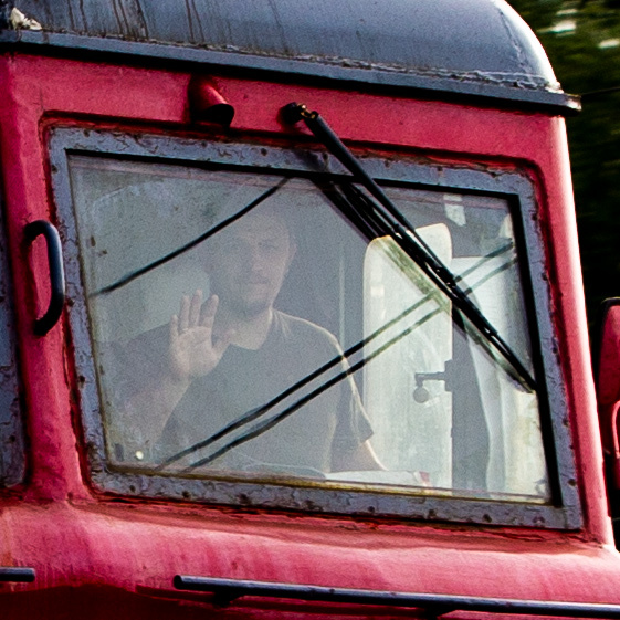 Friendly railway crews - My, Railway, Electric locomotive, Driver, Transport, Longpost