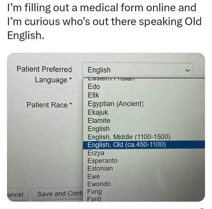 A man filled out a medical form online... - Crossposting, Pikabu publish bot