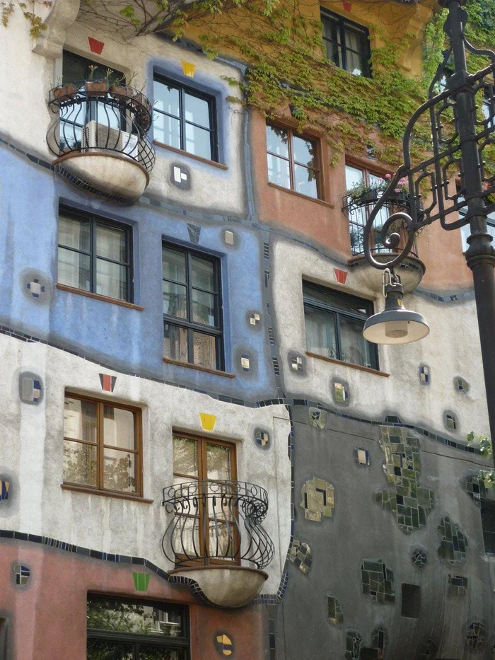 Hundertwasserhaus, Hundertwasser House, Vienna - My, Vein, Austria, Photo on sneaker, Hundertwasser House