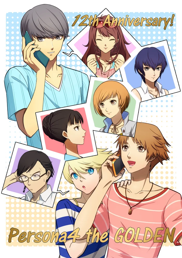 Persona 4 - Anime art, Anime, Games, Persona, Persona 4, Chie Satonaka, Amagi Yukiko, Naoto Shirogane, Kujikawa Rise