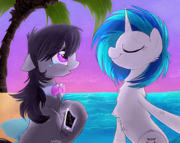 Relax, you know who I am! - My little pony, Octavia melody, Vinyl scratch