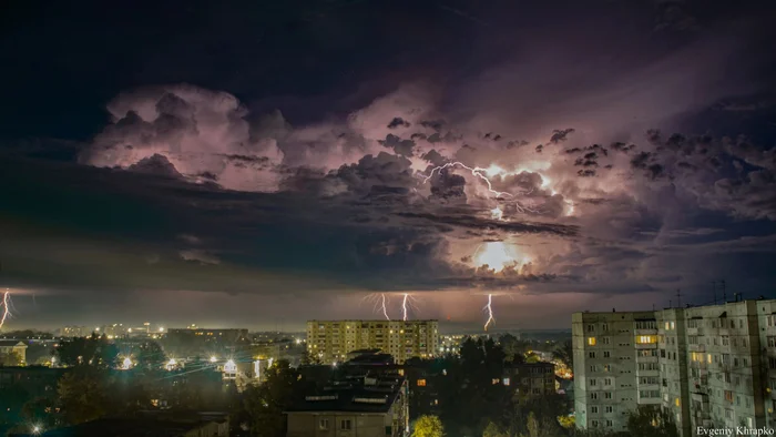 Epic - Thunderstorm, Lightning, Nature, Altai region, Longpost