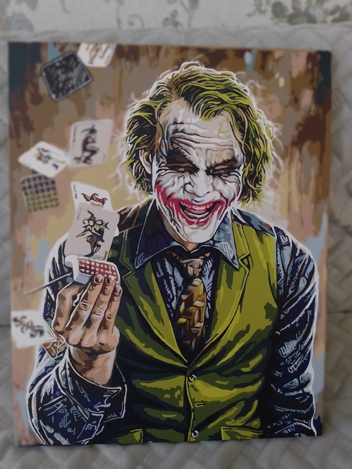 Джокер. Картина по номерам