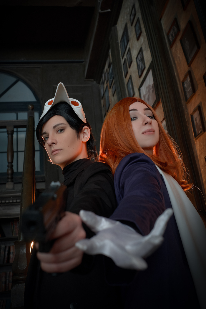 Сергей Разумовский и Олег Волков Косплей. Starfox_Damian, Anri Fortescue; Фото: Christa