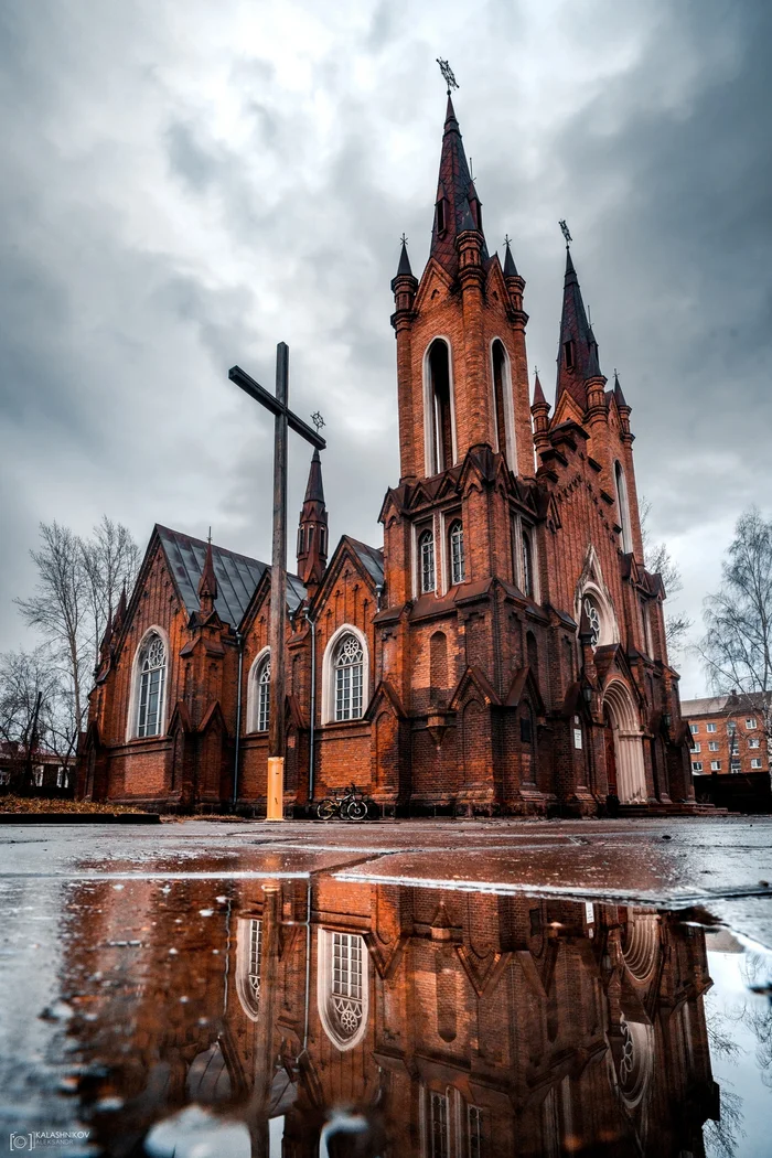 Roman Catholic Church in Krasnoyarsk - My, The photo, Russia, Tourism, Town, Krasnoyarsk, Organ Hall, Temple, Cities of Russia, sights