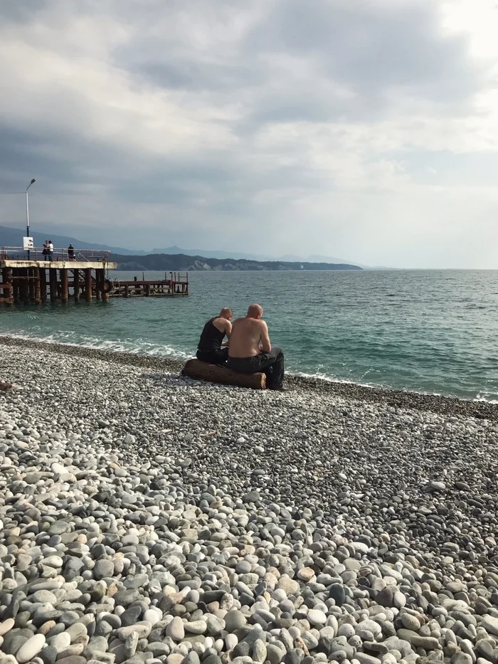 It could have been you and me, but you... - My, The photo, Nature, Sea, Abkhazia