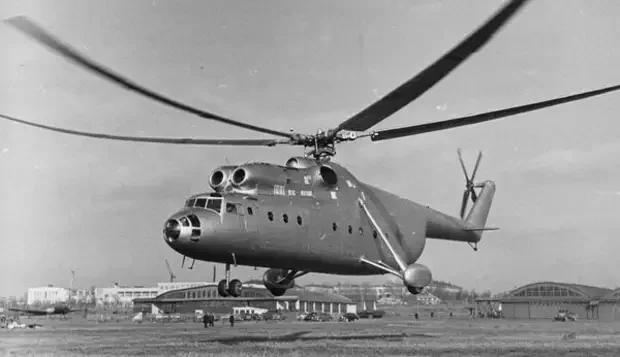 First flight of the heavyweight helicopter Mi-6 - Aviation history, The first flight, Aviation, Helicopter, Flight, civil Aviation, Pilot, Helicopter pilots, Russian helicopters, Made in USSR, the USSR, Miles, Mi-6, World record, Longpost