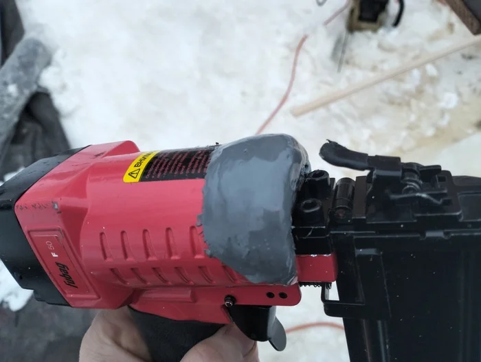 Пистолет гвоздезабивной финишный пневматический fubag f50 - Моё, Инструменты, Молоток, Строительство, Поломка, Ремонт, Шок, Длиннопост
