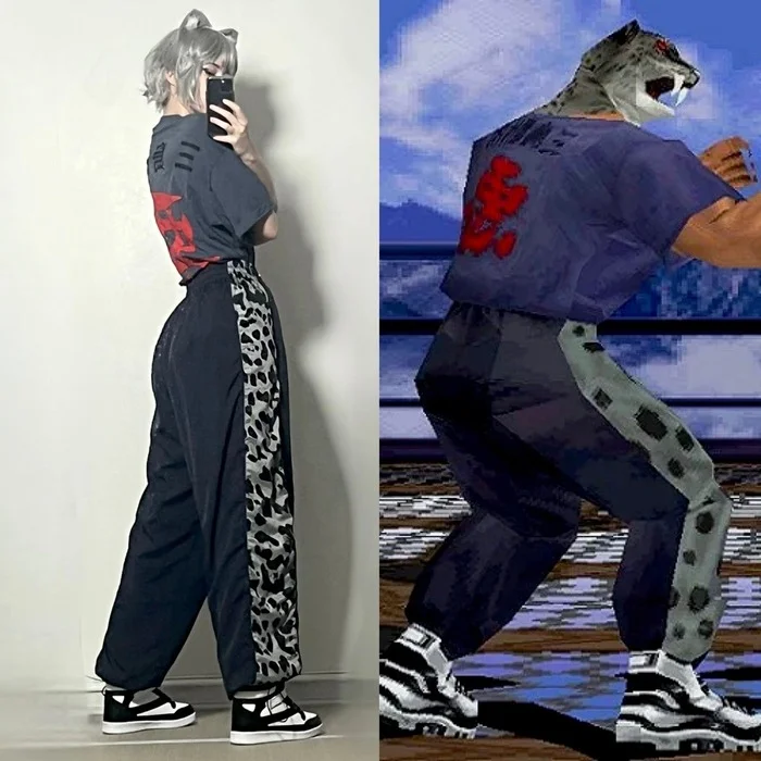 Tekken 3 - Tekken, Tekken 3, Юмор, Ирония, Сарказм, Девушки, Косплей, Косплееры, Костюм, Необычная одежда, Игры, Playstation, Геймеры