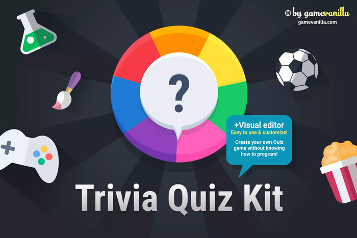      Trivia Quiz Kit  asset store Unity