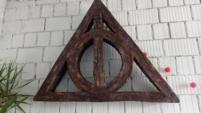 Harry Potter papier-mache - My, Papier mache, With your own hands, Harry Potter, Harry Potter and the Deathly Hallows, Needlework without process