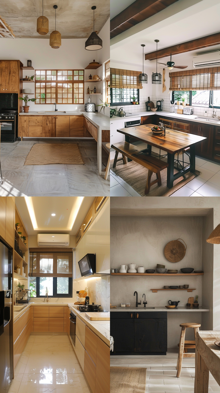 Филиппинский интерьер кухни от Midjourney (Псс… внизу промпт)