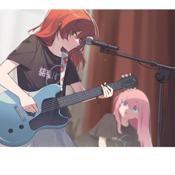 Performance - Anime art, Anime, Bocchi the Rock!, Gotou Hitori, Kita Ikuyo