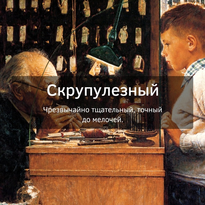 Что значит Скрупулезный?