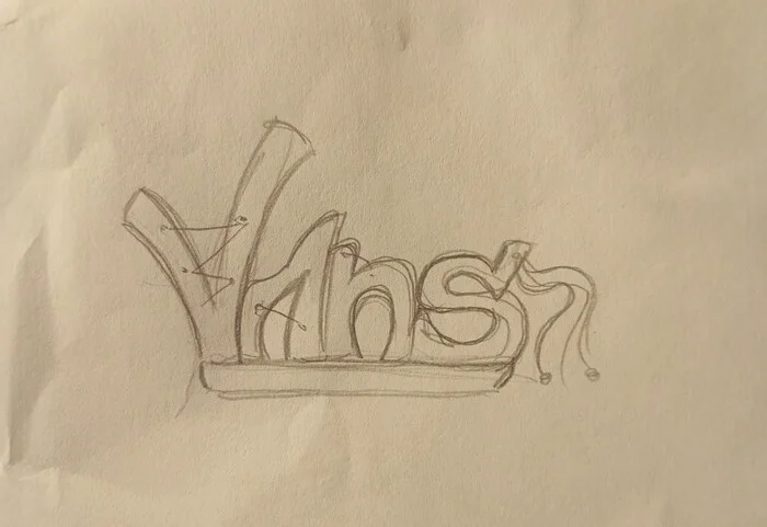 Changed the VANS logo - My, Art, Drawing, Logo
