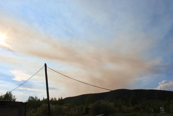 Life on TDS in the taiga. The beginning of the forest fire season - My, Weather station, Forest fires, Longpost