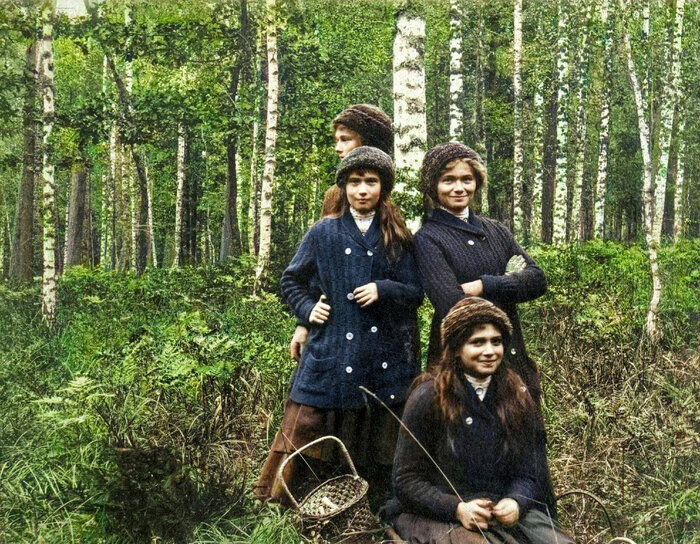 Подборка интересных и необычных фотографий Российской Империи. 20 раскрашенных фотографий. Часть III Старое фото, Колоризация, Историческое фото, Российская империя, История России, Крестьяне, 19 век, 20 век, Длиннопост