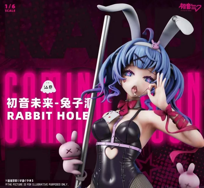 Hatsune Miku - Anime, Boobs, Figurines, Hatsune Miku, Vocaloid, Bunnysuit, Bunny ears