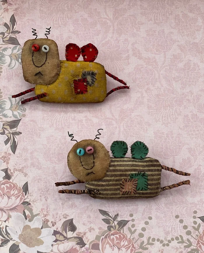 Bugs - My, Kripota, Creation, Primitive toy, Brooch, Bees, Friday tag is mine, Longpost