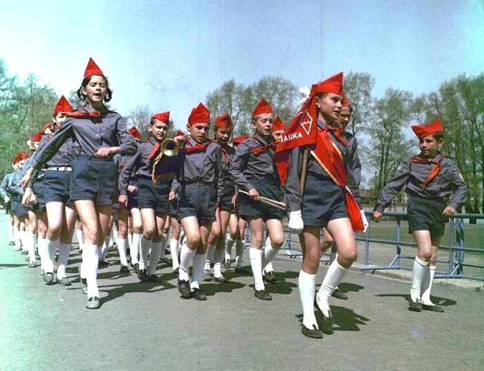 Chaika - pioneer detachment in Sverdlovsk, 1970s - Old photo, Historical photo, Film, the USSR, 70th, Pioneers