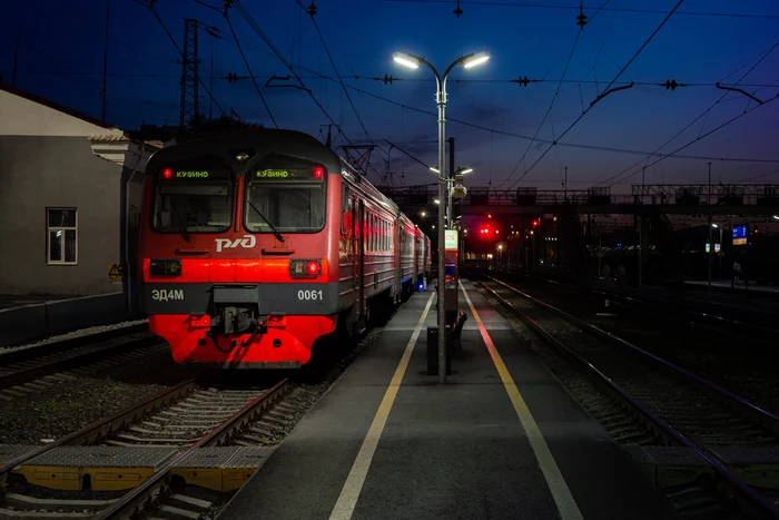 Night Express - My, Russian Railways, A train, Train, Public transport, Railway, The photo