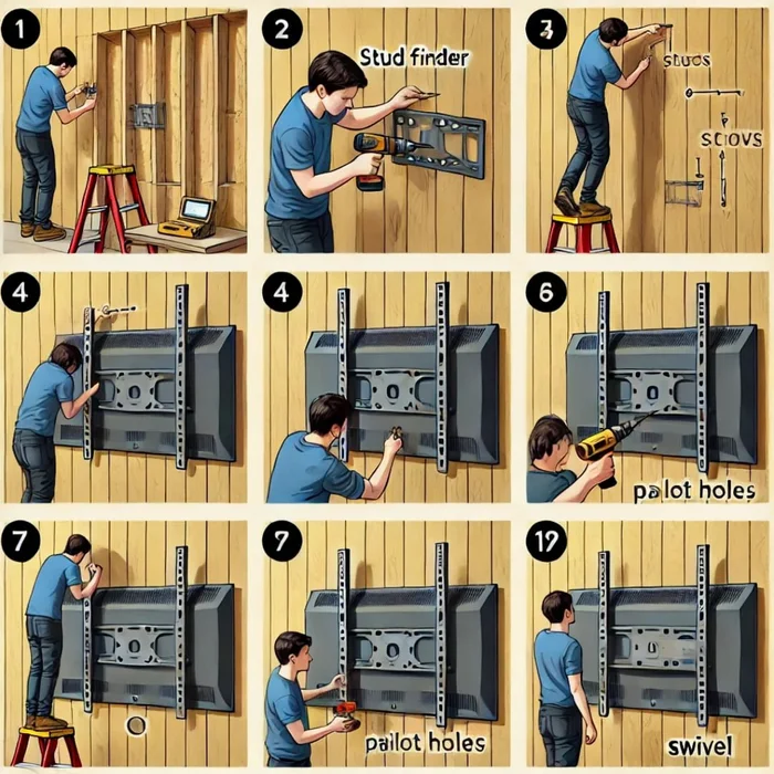 We take a useful guide from ChatGPT: how to hang a TV correctly - Artificial Intelligence, Digital, Useful, Нейронные сети, Telegram (link), Chatgpt, Innovations, Designer, Computer graphics, Hyde, Future, Chat Bot, Cyberpunk, Program