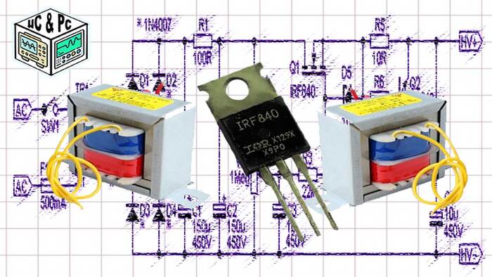 High Voltage Regulated Power Supply with Two Transformers - Electronics, Radio amateurs, Radio electronics, Radio engineering, Video, Youtube, Converter, Electrician, Power Supply, Longpost, Yandex Zen (link)